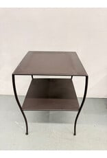 Metal 2-Tier Side Table