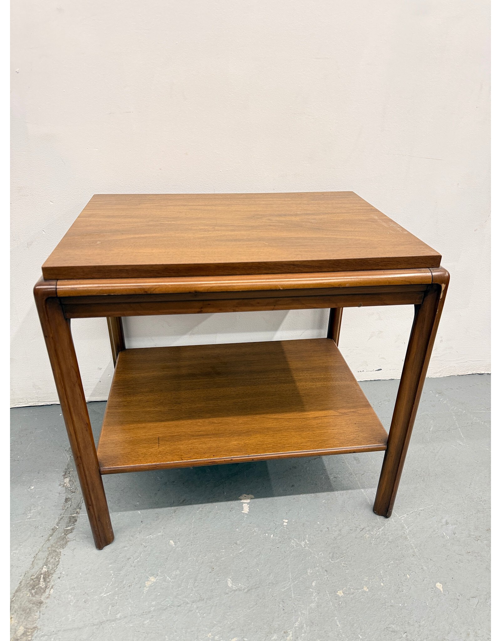 MCM Wooden 2-Tier Side Table