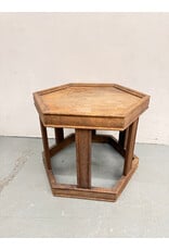 MCM Hexagonal Wooden Side Table