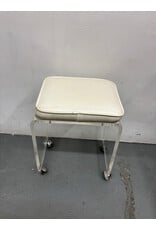 Mid Century Modern Vintage Lucite Vanity Stool