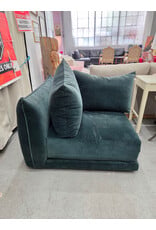 Green Velvet Corner Seat