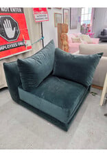 Green Velvet Corner Seat