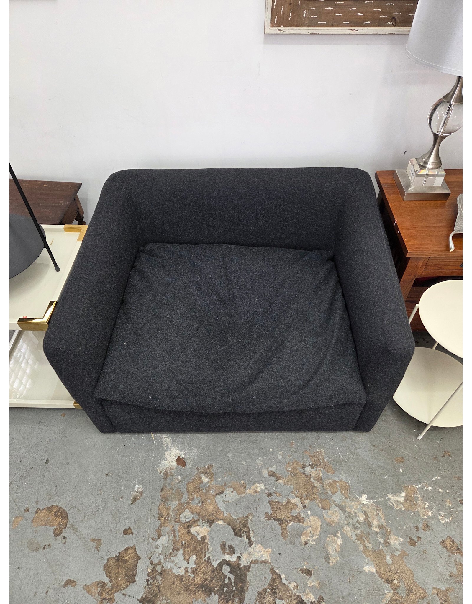 Charcoal Low Armchair