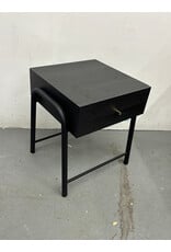 Sleek Black Modern Nightstand
