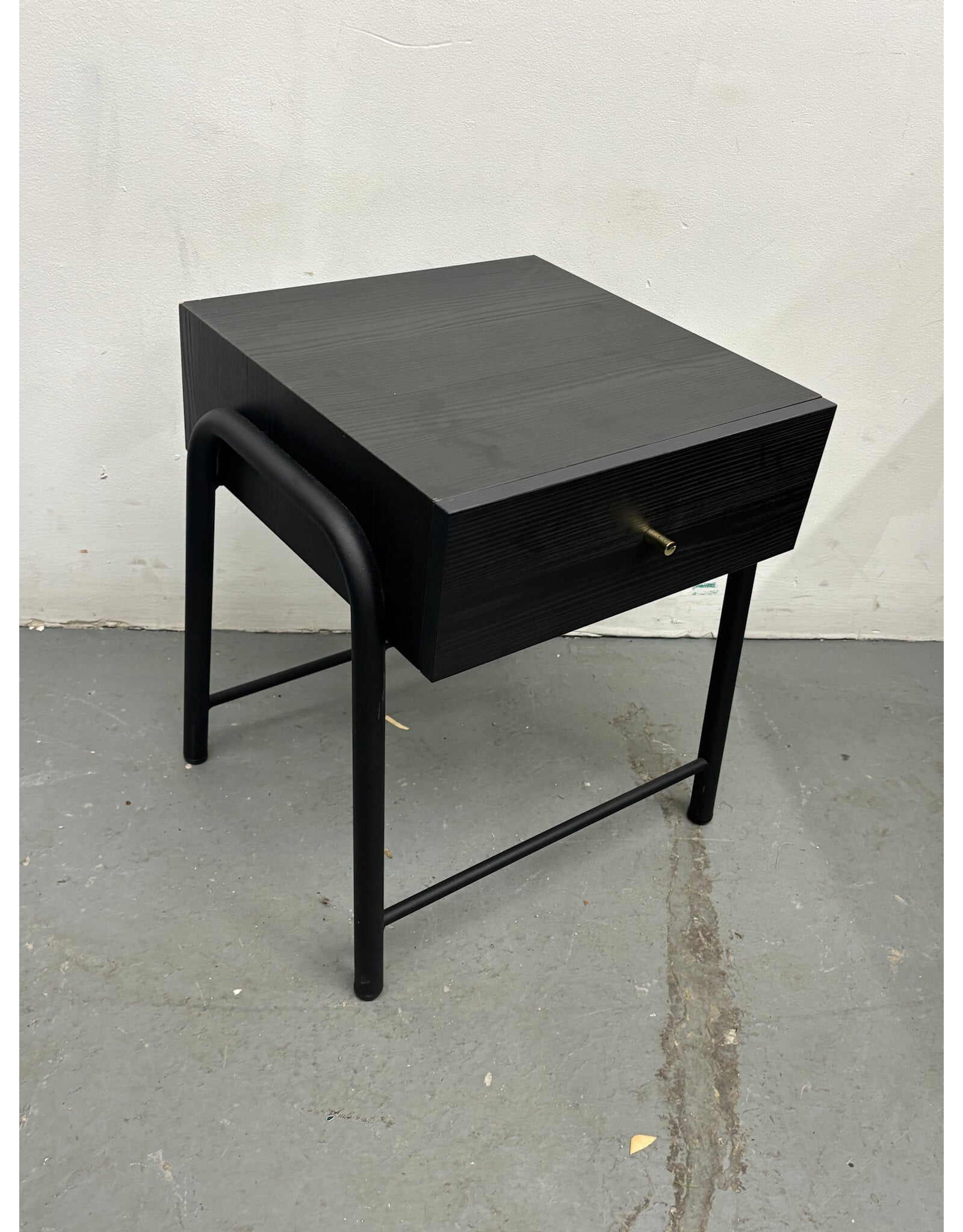 Sleek Black Modern Nightstand