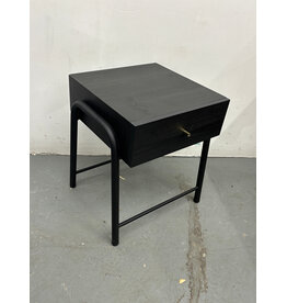 Sleek Black Modern Nightstand