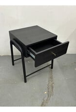 Sleek Black Modern Nightstand