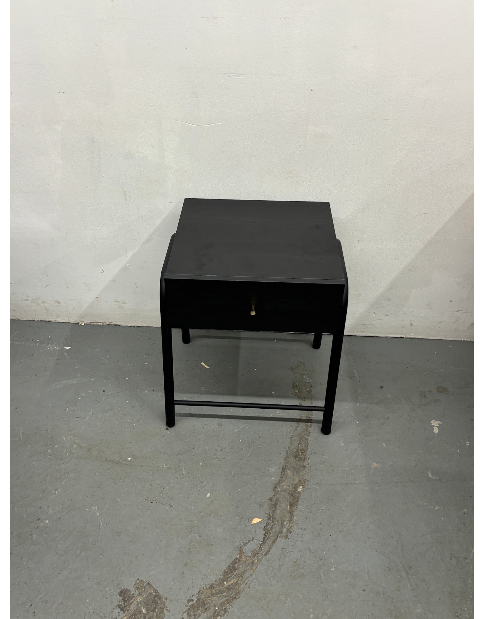 Sleek Black Modern Nightstand