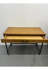 Modern Storage Desk w Chestnut Finish