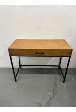 Modern Storage Desk w Chestnut Finish