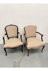 Antique French Louis XV Style Fauteuil Armchair