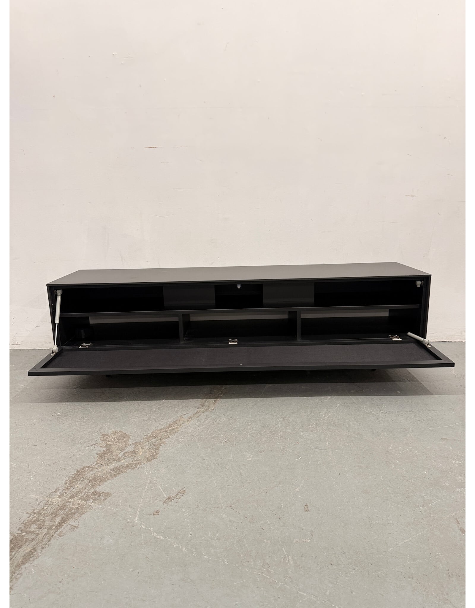 Modern Black Low Tv Media Stand