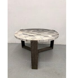 West Elm Mosaic Coffee Table, Isometric Concrete