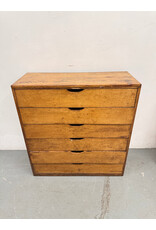 Mid-Century Modern 6-Drawer Wood Dresser