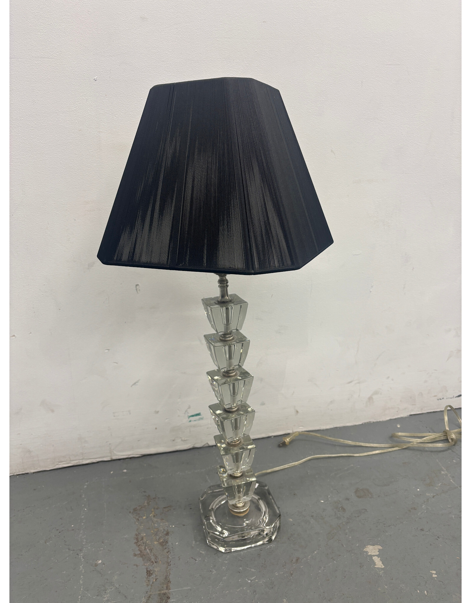 Vintage Stacked Glass Lamp
