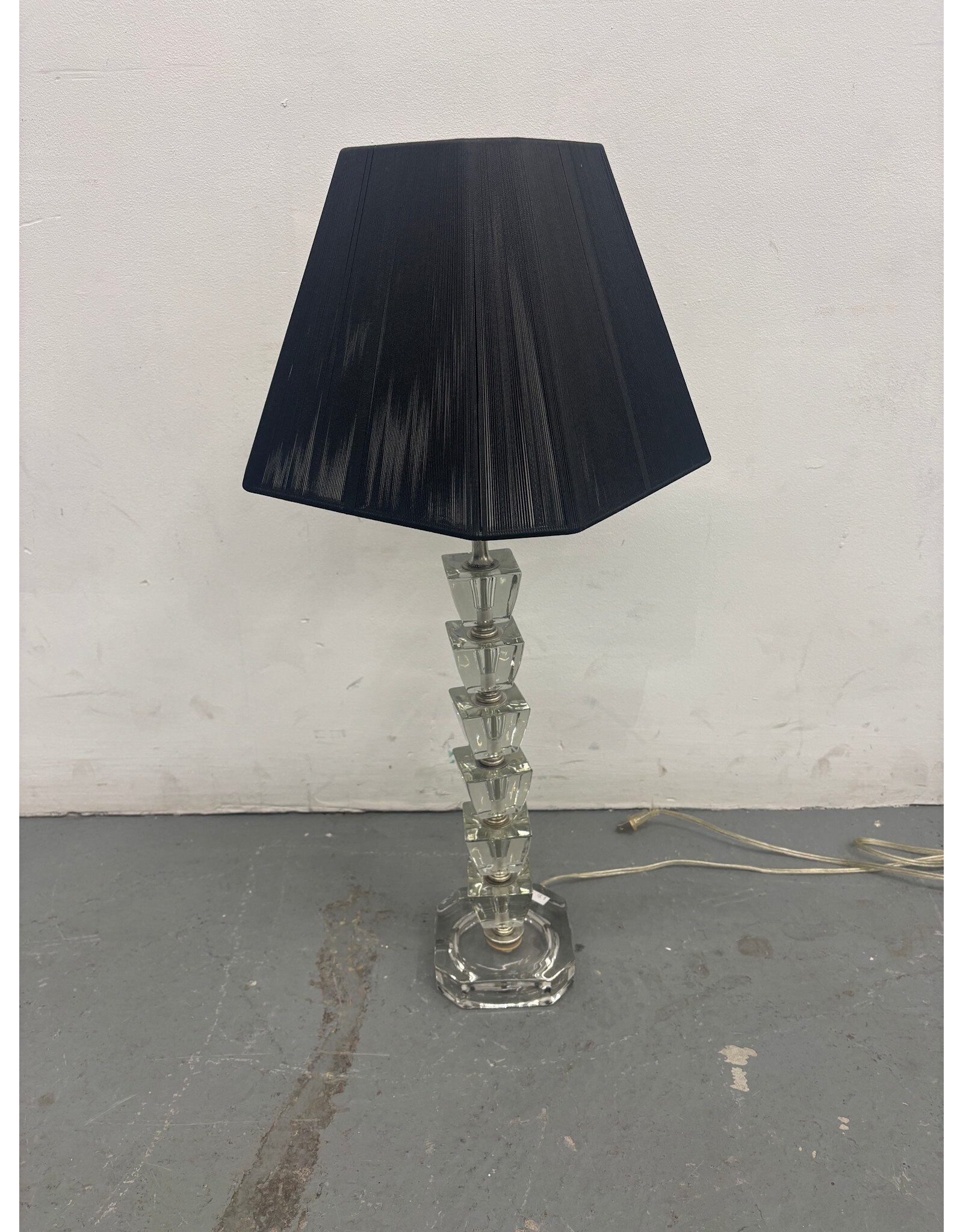 Vintage Stacked Glass Lamp