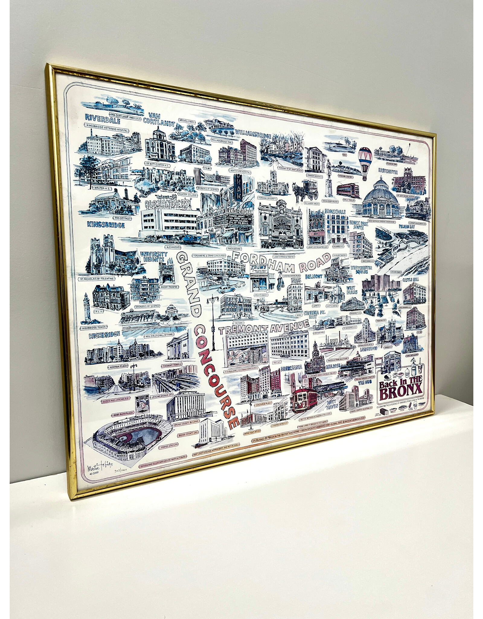 Back in the Bronx, framed poster