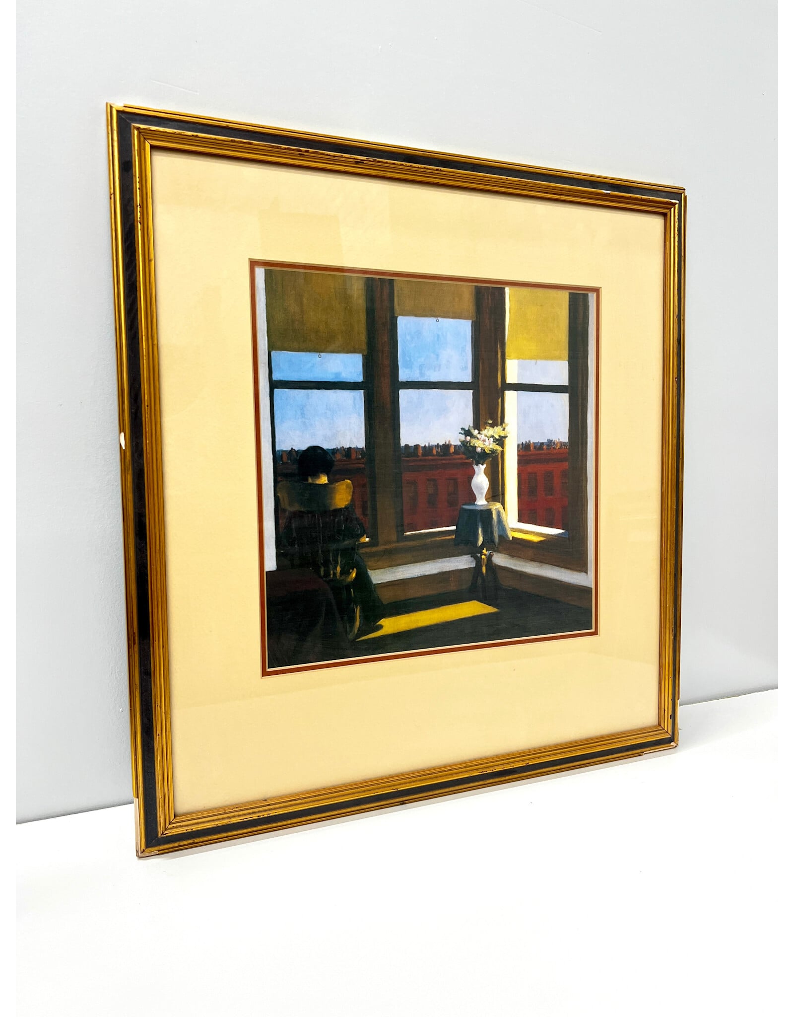 Room in Brooklyn by Edward Hopper, framed print