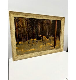 Daybreak, framed vintage print