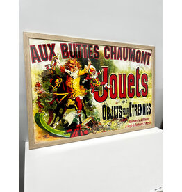 Jouets--Aux Buttes Chaumont, framed poster