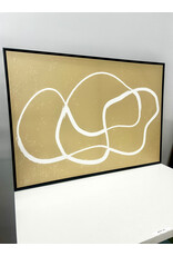 Loop de loop, framed print on canvas