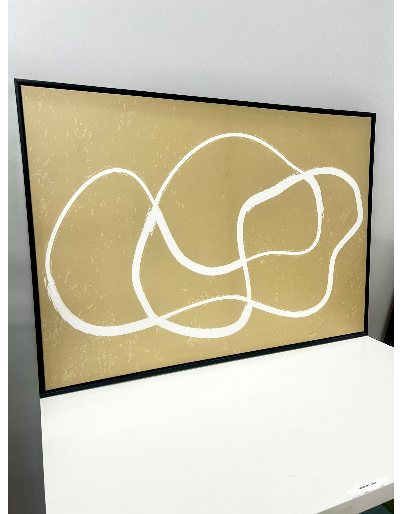 Loop de loop, framed print on canvas