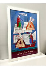 Cosi fan tutte at the Metropolitan Opera, framed poster