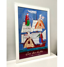 Cosi fan tutte at the Metropolitan Opera, framed poster