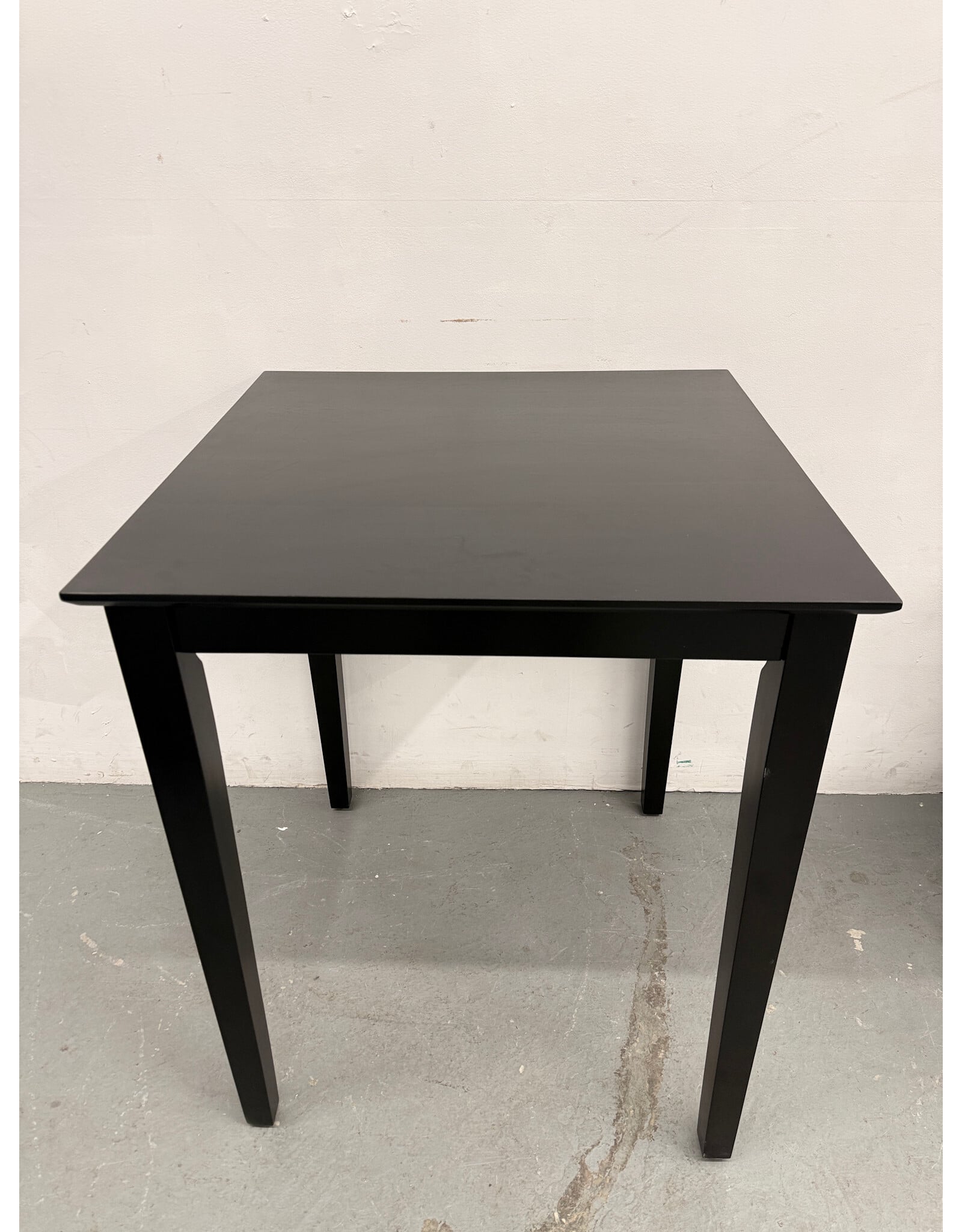 Modern Black Rectangular Pub Table