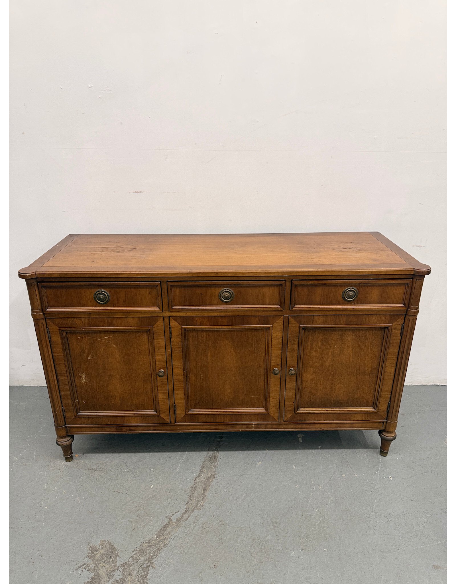 Vintage Kindel French Regency Style Cherry Wood Server