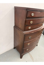 20th Century Style Wood 6-Drawer Tall Chest of Drawers