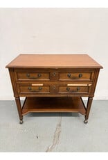 Small Wooden Server Cabinet