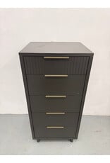Modern Granville Tall 5-Drawer Narrow Dresser