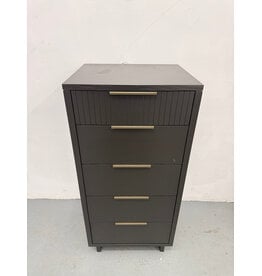 Modern Granville Tall 5-Drawer Narrow Dresser