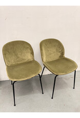 Green Beetle Style Dining Chair