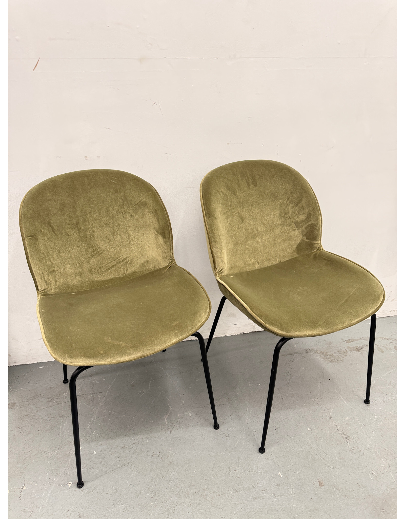 Green Beetle Style Dining Chair