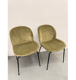 Green Beetle Style Dining Chair