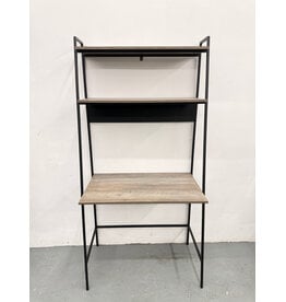 Modern Wood & Metal Computer Desk