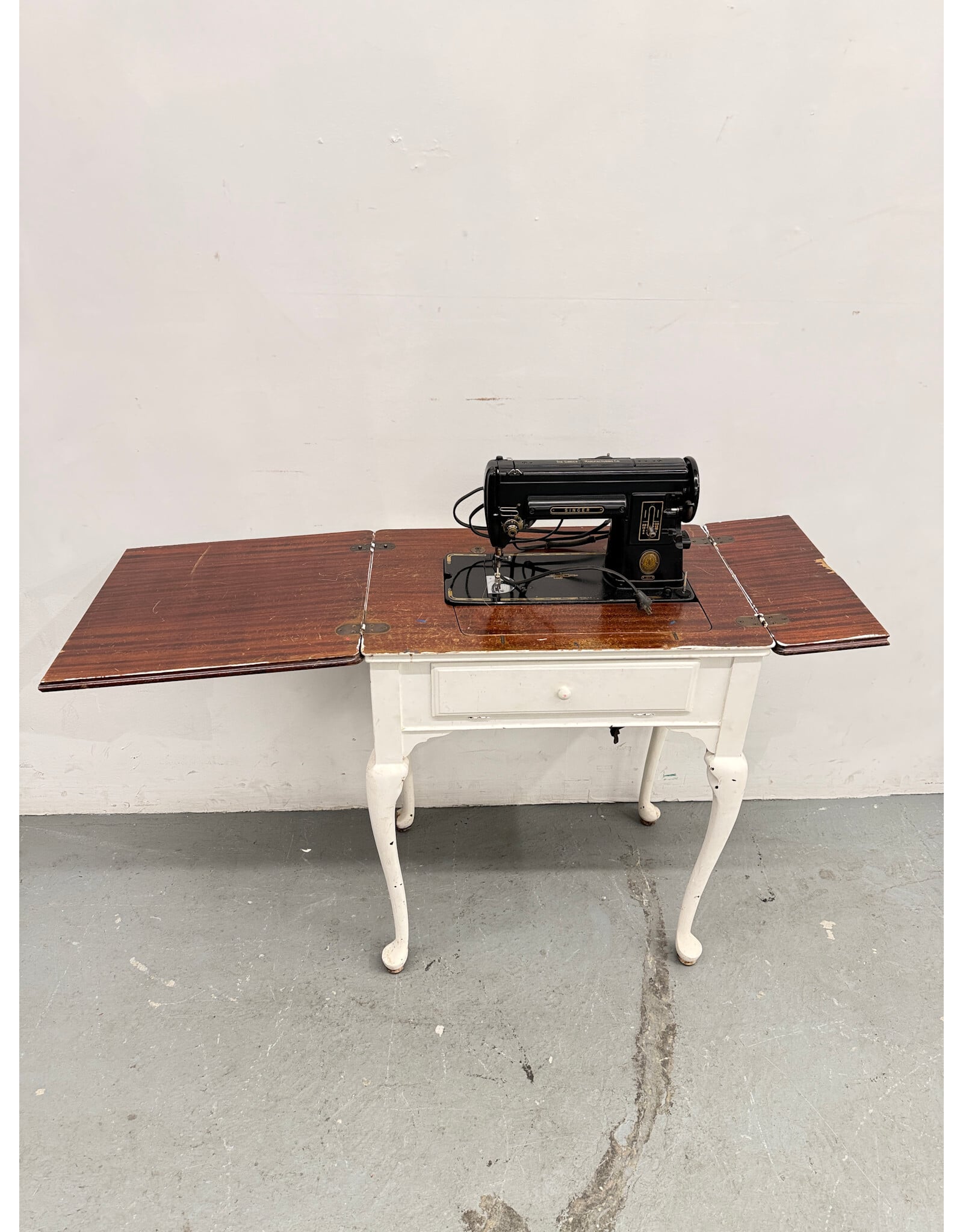 Antique Singer Sewing Machine Table