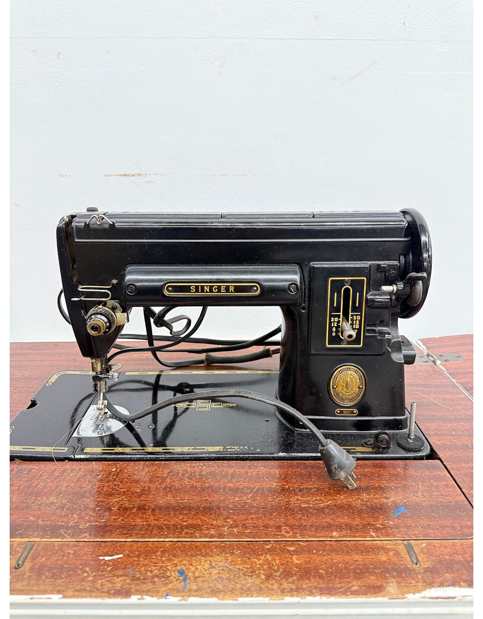 Antique Singer Sewing Machine Table
