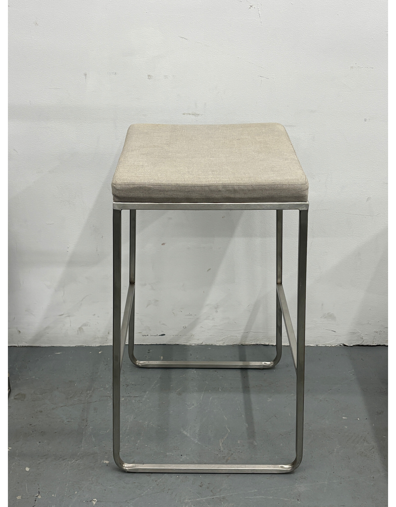 Backless Upholstered Bar Stool