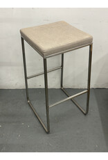 Backless Upholstered Bar Stool