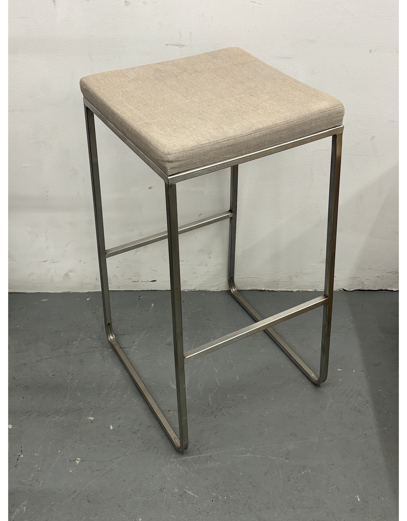 Backless Upholstered Bar Stool