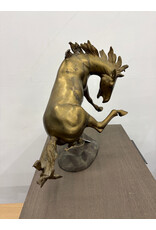 Brass Stallion Sculpture
