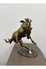 Brass Stallion Sculpture