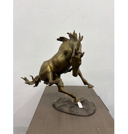 Brass Stallion Sculpture