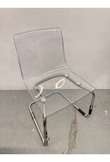 Ikea Tobias Clear & Chrome Chair