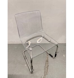 Ikea Tobias Clear & Chrome Chair