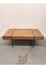 Rectangular Coffee Table with Tempered Glass Legs