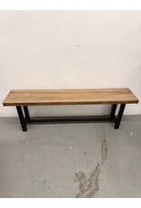 Industrial Style Wood Bench